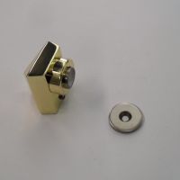Fixador/Prendedor Magnético - Fix-03 - Chão/Piso - Latão Polido